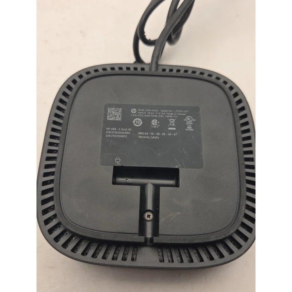 HP USB-C Dock G5 Essential Dock HSN-IX02 Universal Docking Station - TESTED WORK